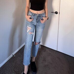 Indigo Rein ankle crop jeans